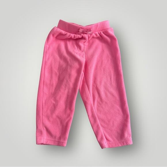 🍋2/$30- Lot of Four 12M Baby Girl Pants Boho Fleece Winter Mix Bell Bottoms - Picture 4 of 5